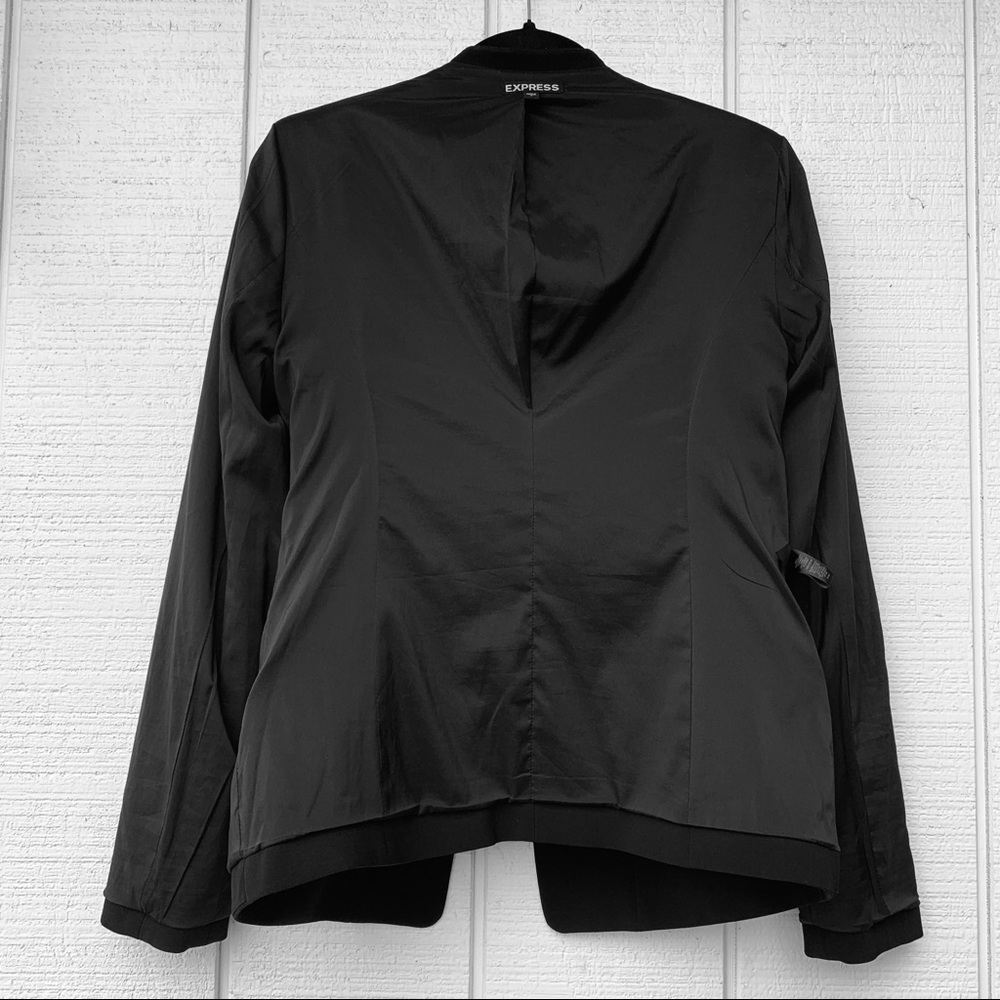 Express Single Breasted Black Blazer - image 4